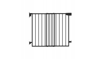 BARIERKA ZABEZPIECZAJĄCA BRAMKA OCHRONNA NA SCHODY I DRZWI CZARNA TULANO 2