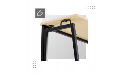 Składane Biurko Minimalistyczne Industrialne Stolik Biurowy Markadler