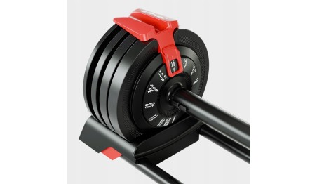 HANTLE REGULOWANE 2w1 SZTANGA 24KG ŻELIWNY ZESTAW HANTLI ATHLER