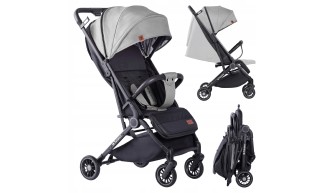 WÓZEK DZIECIĘCY WIELOFUNKCYJNY Spacerowy Składany Lekki AMORTYZACJA KOSZ