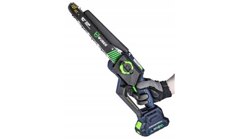 PIŁA ŁAŃCUCHOWA AKUMULATOROWA MINI PILARKA GAŁĘZIÓWKA 2x AKU 2x PROWADNICA