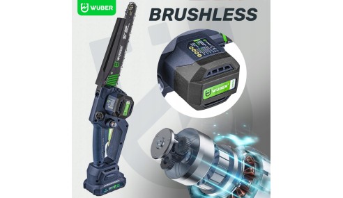 PIŁA ŁAŃCUCHOWA AKUMULATOROWA MINI PILARKA GAŁĘZIÓWKA 2x AKU 2x PROWADNICA