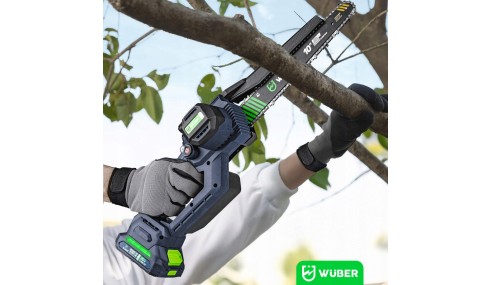 PIŁA ŁAŃCUCHOWA AKUMULATOROWA MINI PILARKA GAŁĘZIÓWKA 2x AKU 2x PROWADNICA