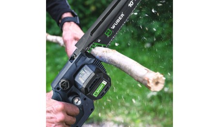 PIŁA ŁAŃCUCHOWA AKUMULATOROWA MINI PILARKA GAŁĘZIÓWKA 2x AKU 2x PROWADNICA