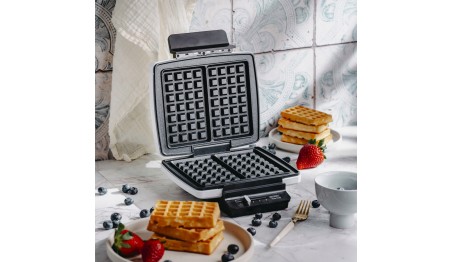 Gofrownica na 2 Pyszne Domowe Gofry 1800W Regulacja Adler