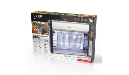 Lampa owadobójcza LED 2200V przeciwko komarom muchom osom Adler