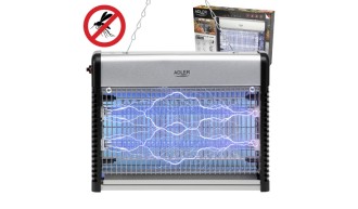 Lampa owadobójcza LED 2200V przeciwko komarom muchom osom Adler