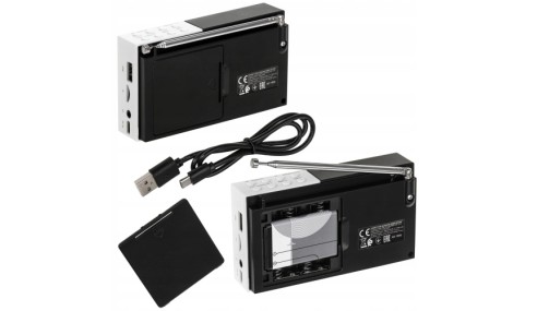 Radio cyfrowe LCD AM/FM Wielofunkcyjne 20 stacji Bluetooth/USB/SD Adler