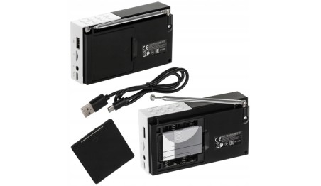 Radio cyfrowe LCD AM/FM Wielofunkcyjne 20 stacji Bluetooth/USB/SD Adler