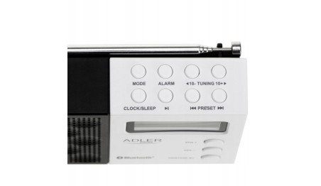Radio cyfrowe LCD AM/FM Wielofunkcyjne 20 stacji Bluetooth/USB/SD Adler