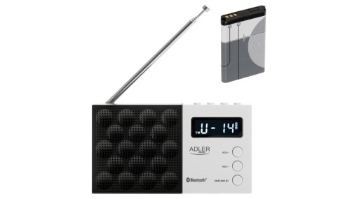 Radio cyfrowe LCD AM/FM Wielofunkcyjne 20 stacji Bluetooth/USB/SD Adler
