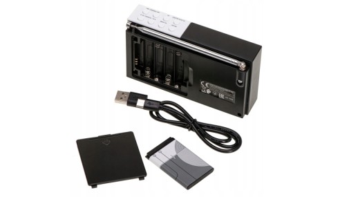 Radio cyfrowe LCD AM/FM Wielofunkcyjne 20 stacji Bluetooth/USB/SD Adler