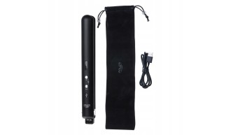 Prostownica Bezprzewodowa Podróżna USB LED Regulacja Temp + Etui Adler