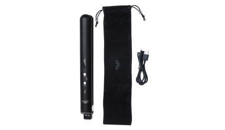 Prostownica Bezprzewodowa Podróżna USB LED Regulacja Temp + Etui Adler