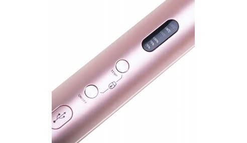 Prostownica Bezprzewodowa Podróżna USB LED Regulacja Temp + Etui Adler