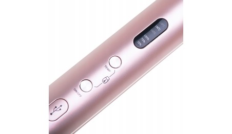 Prostownica Bezprzewodowa Podróżna USB LED Regulacja Temp + Etui Adler