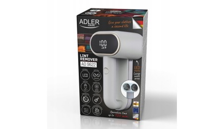 Golarka do tkanin ubrań swetrów z wyświetlaczem LCD 3 Prędkości Adler