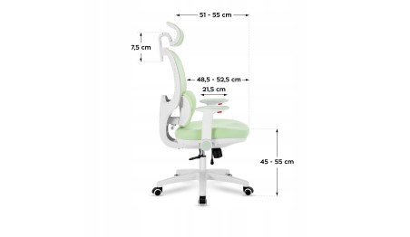 Fotel ergonomiczny dla dzieci biurowy Krzesło dziecięce biurkowe Markadler