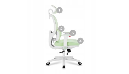 Fotel ergonomiczny dla dzieci biurowy Krzesło dziecięce biurkowe Markadler