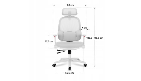 Fotel ergonomiczny dla dzieci biurowy Krzesło dziecięce biurkowe Markadler