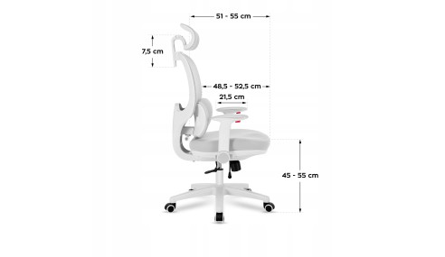 Fotel ergonomiczny dla dzieci biurowy Krzesło dziecięce biurkowe Markadler