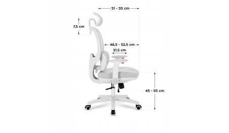 Fotel ergonomiczny dla dzieci biurowy Krzesło dziecięce biurkowe Markadler