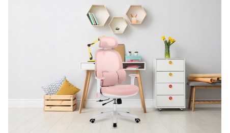 Fotel ergonomiczny dla dzieci biurowy Krzesło dziecięce biurkowe Markadler