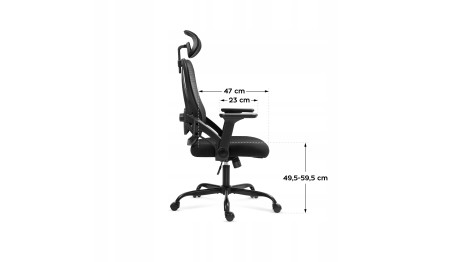 ERGONOMICZNY FOTEL BIUROWY Softflex REGULOWANY Obrotowy Markadler