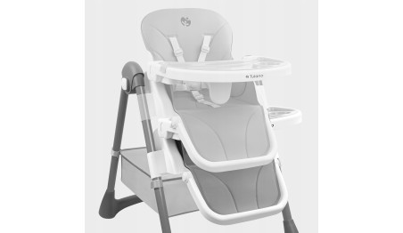 KRZESEŁKO DO KARMIENIA DZIECIĘCE REGULOWANE PODNÓŻEK DLA DZIECKA TACKA