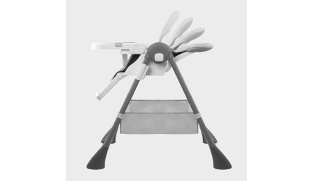 KRZESEŁKO DO KARMIENIA DZIECIĘCE REGULOWANE PODNÓŻEK DLA DZIECKA TACKA