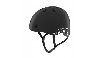 Kask dziecięcy Na rower hulajnogę Dla dziecka Czarny z odblaskiem Tulano