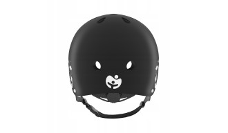 Kask dziecięcy Na rower hulajnogę Dla dziecka Czarny z odblaskiem Tulano 2