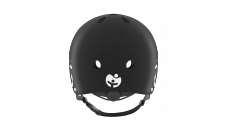 Kask dziecięcy Na rower hulajnogę Dla dziecka Czarny z odblaskiem Tulano