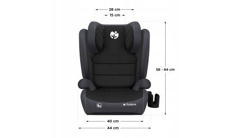 Fotelik samochodowy dla dziecka Regulacja ISOFIX 100-150cm I-Size Tulano