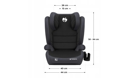Fotelik samochodowy dla dziecka Regulacja ISOFIX 100-150cm I-Size Tulano