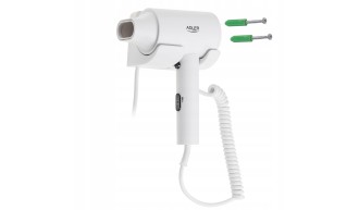 Suszarka hotelowa Adler AD 2285 White - ścienna, bezpieczna i wydajna