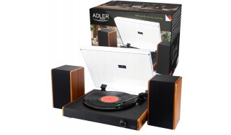 Gramofon Odtwarzacz płyt winylowych Bleutooth USB 3 prędkości Płyty 7 10 12