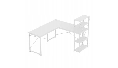 Biurko Narożne z półkami Dwustronne Nowoczesny Stolik biurowy MarkAdler