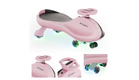 Jeździk dla dzieci grawitacyjny LED Tulano Focus 35 Pchacz Kierownica 360