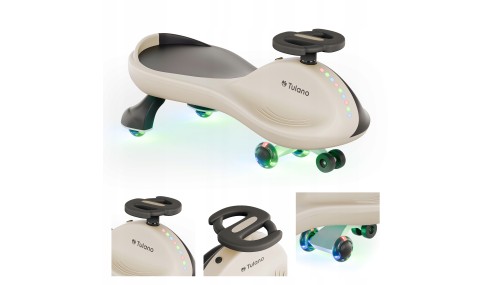 Jeździk dla dzieci grawitacyjny LED Tulano Focus 35 Pchacz Kierownica 360