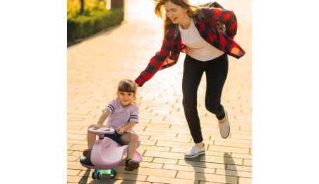 Jeździk dla dzieci grawitacyjny LED Tulano Focus 35 Pchacz Kierownica 360