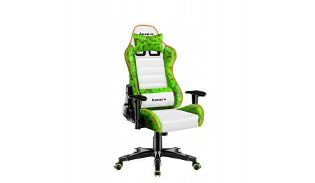 FOTEL GAMINGOWY BIUROWY DLA DZIECKA KRZESŁO GRACZA BIUROWE DZIECIĘCE HUZARO