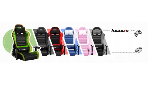 FOTEL GAMINGOWY BIUROWY DLA DZIECKA KRZESŁO GRACZA BIUROWE DZIECIĘCE HUZARO