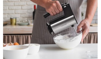 Mikser ręczny Vertenz Mixture 20 400/800 W 4 Końcówki srebrny Podstawka 2