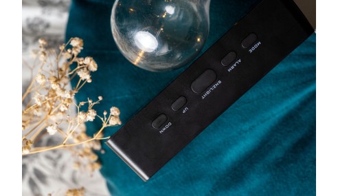 ZEGAR ELEKTRONICZNY BUDZIK TERMOMETR LUSTRO ADLER