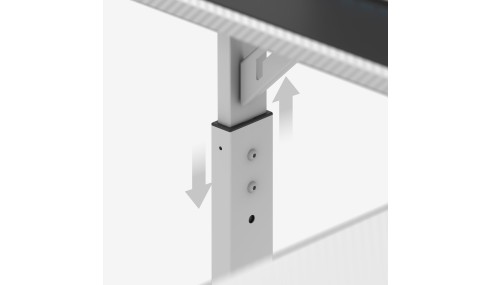 BIURKO GAMINGOWE KOMPUTEROWE NAROŻNE STOLIK GRACZA Z REGULACJĄ WYSOKOŚCI