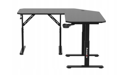 BIURKO GAMINGOWE KOMPUTEROWE NAROŻNE STOLIK GRACZA Z REGULACJĄ WYSOKOŚCI
