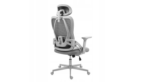 FOTEL GAMINGOWY ERGONOMICZNY KRZESŁO GRACZA KOMPUTEROWE PODNÓŻEK HUZARO