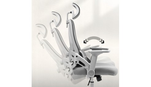 FOTEL GAMINGOWY ERGONOMICZNY KRZESŁO GRACZA KOMPUTEROWE PODNÓŻEK HUZARO