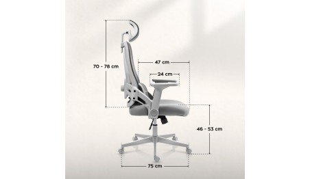 FOTEL GAMINGOWY ERGONOMICZNY KRZESŁO GRACZA KOMPUTEROWE PODNÓŻEK HUZARO